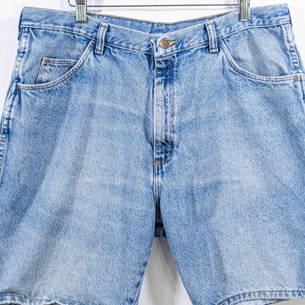 Wrangler Denim Jean Shorts Jorts 36 Y2K Streetwear Skate - Picture 4 of 6
